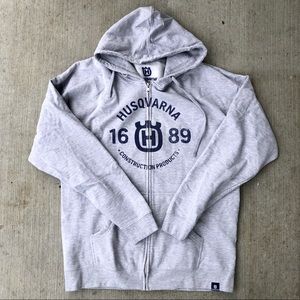 Husqvarna Men’s Full Zip Hoodie Sweater